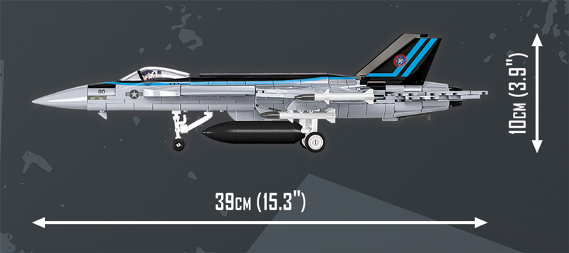COBI 5805A F/A 18E Super Hornet Set Maße