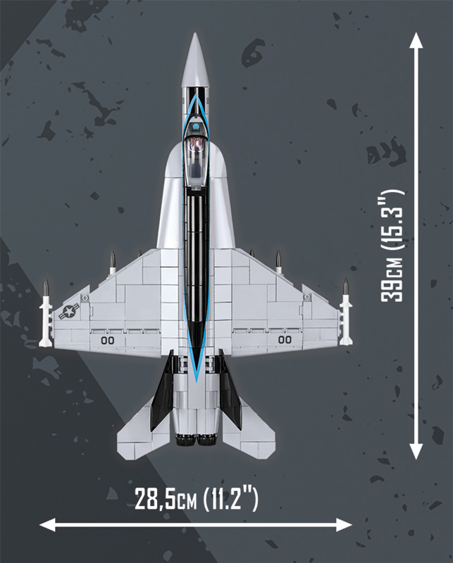 COBI 5805A F/A 18E Super Hornet Set Maße