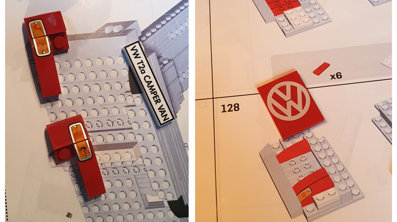 COBI Volkswagen T2a Camper Van 24361 Executive Edition Aufbau Prints
