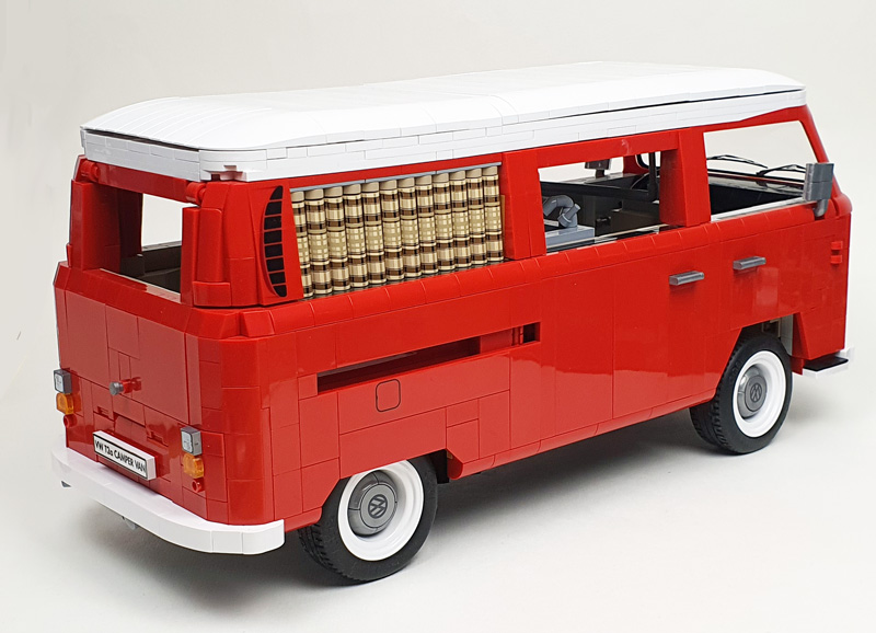 COBI Volkswagen T2a Camper Van 24361 Executive Edition gebautes Set Schiebetür