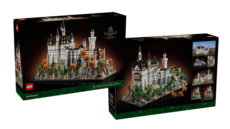 LEGO 21063 Schloss Neuschwanstein Box