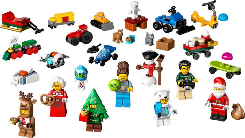LEGO CIty Adventskalender 2025 (60475) Inhalt