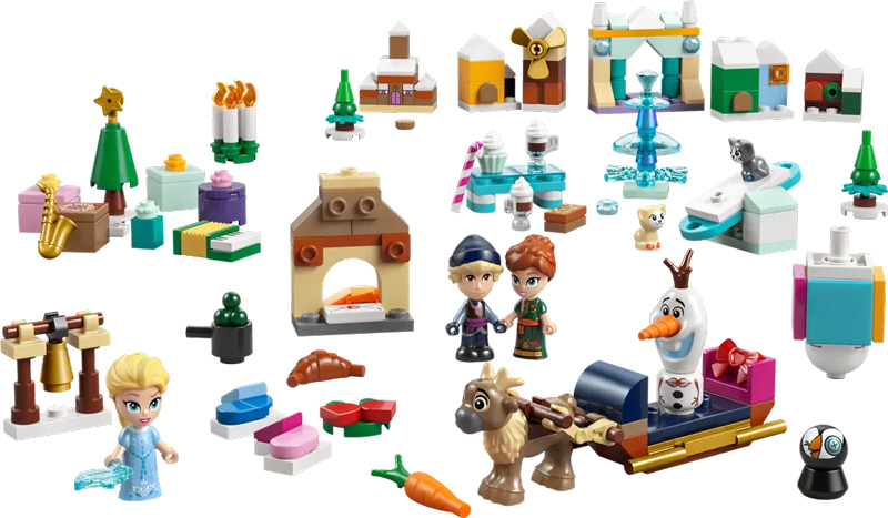 LEGO Disney Adventskalender 2025 (43273) Inhalt