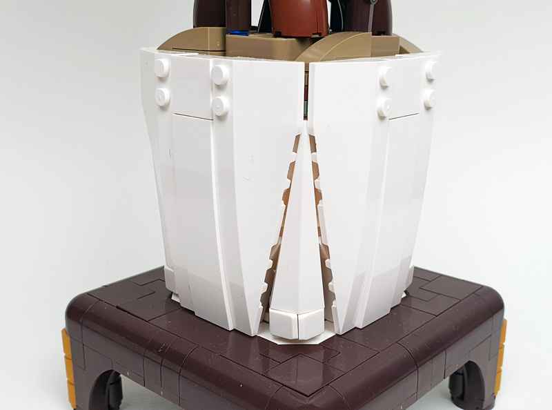 Mould King Geldbaum 10063S Set gebaut Detail
