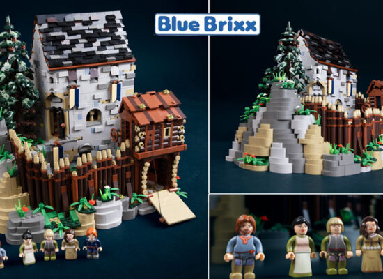 BlueBrixx Burg Blaustein aus Mini Blocks verfügbar