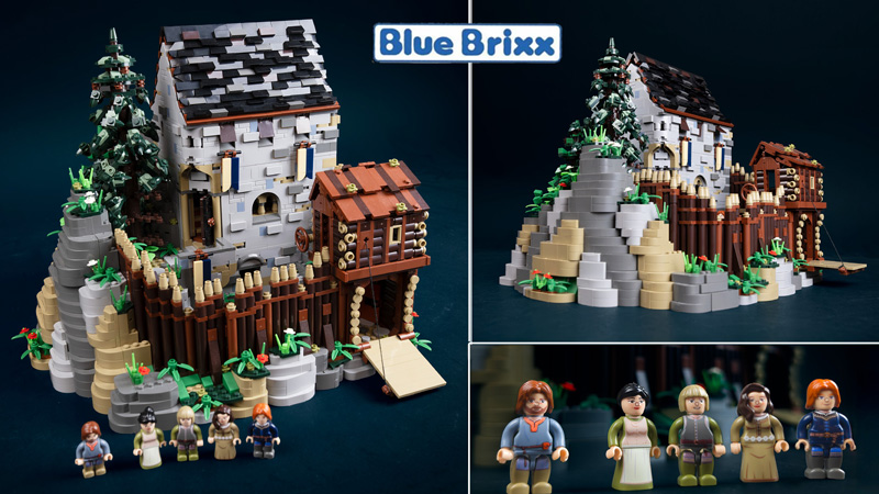 Bluebrixx Burg Blaustein Mini Blocks 108628 verfügbar Titel