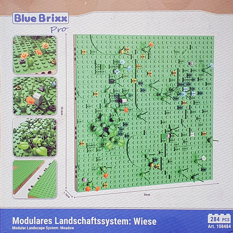 BlueBrixx Modulares Landschaftssystem: Wiese 108484 Box
