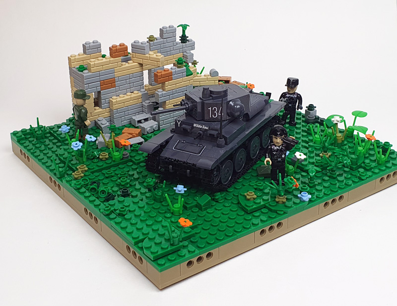 BlueBrixx Modulares Landschaftssystem: Wiese 108484 Diorama