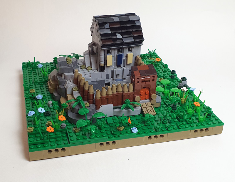 BlueBrixx Modulares Landschaftssystem: Wiese 108484 Diorama