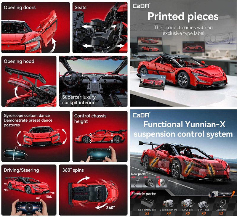 CaDA C64011W YangWang U9 Supercar (1:8)