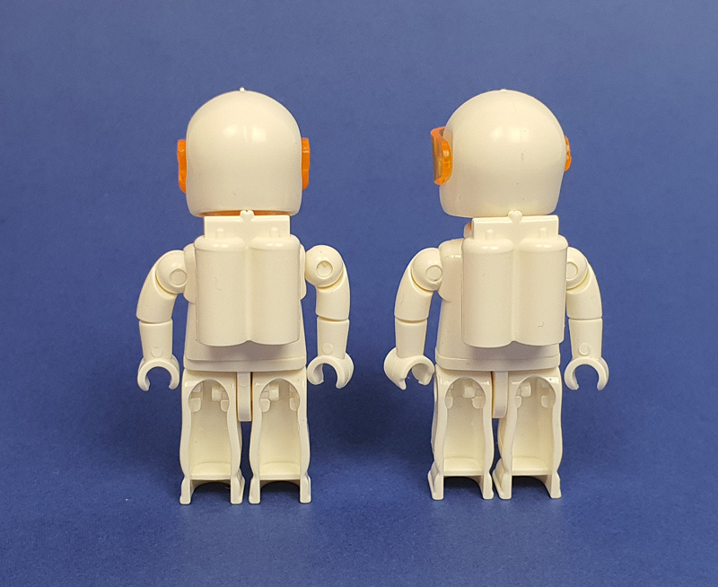 Open Bricks Astronauten Minifiguren gebaut