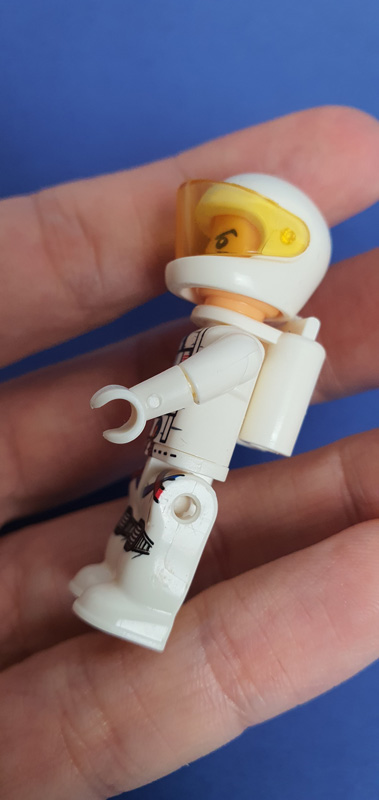 Open Bricks Astronauten Minifiguren gebaut