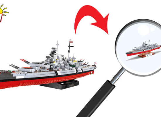 Zwei neue COBI Schiffe in 1:700 angekündigt: 4854 Bismarck und 4853 Tirpitz