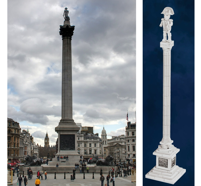 Nelsonsäule Trafalgar Square und Nelson's Column COBI 20097