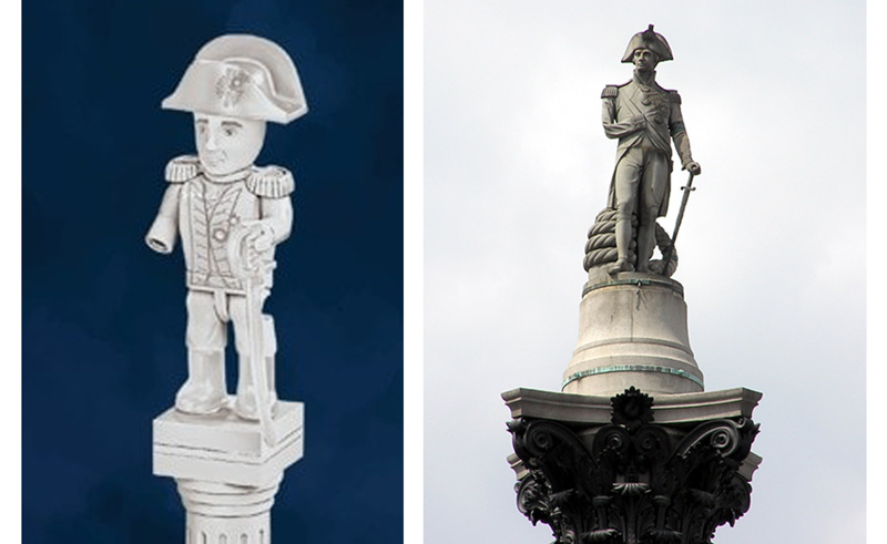 Nelsonsäule Trafalgar Square und Nelson's Column COBI 20097