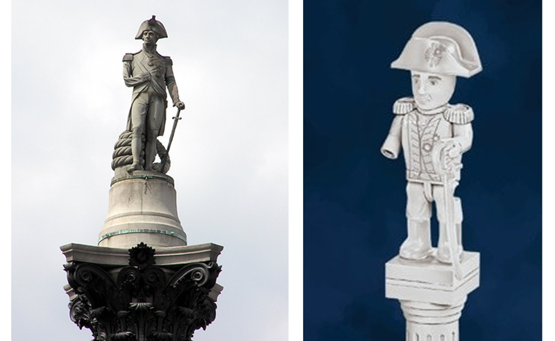 Nelsonsäule Trafalgar Square und Nelson's Column COBI 20097
