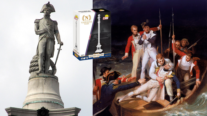 COBI historisch Nelsonsäule Wie hat Nelson seinen Arm verloren Titel