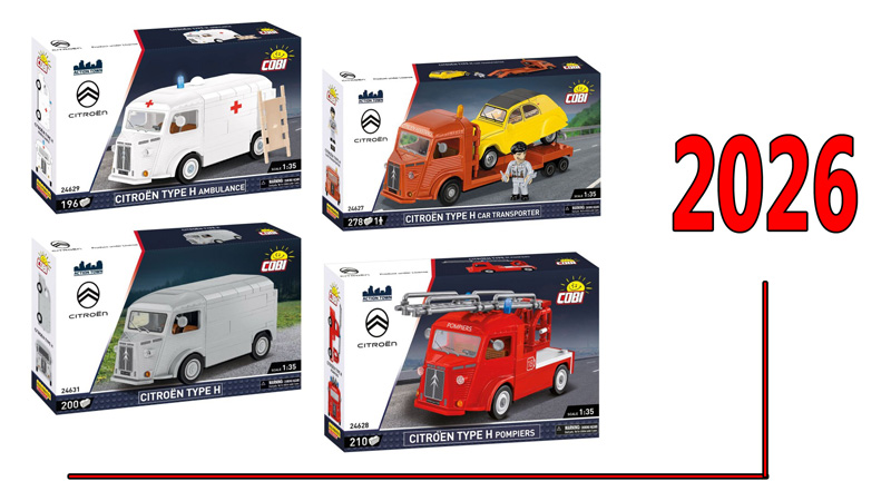 COBI Citroen Typ H sets verschoben Titel