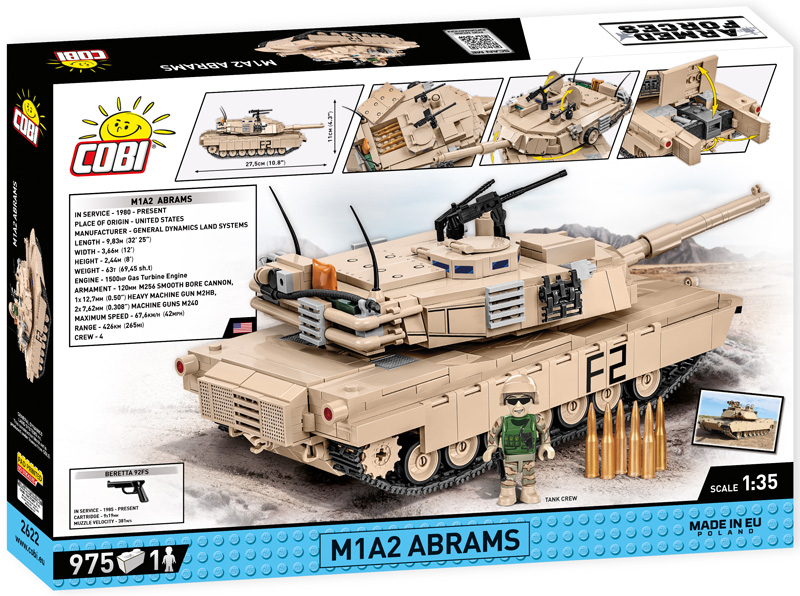 COBI M1A2 Abrams 2622 Box