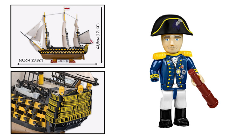 COBI 20095 HMS Victory Limited Edition Minifigur und Details