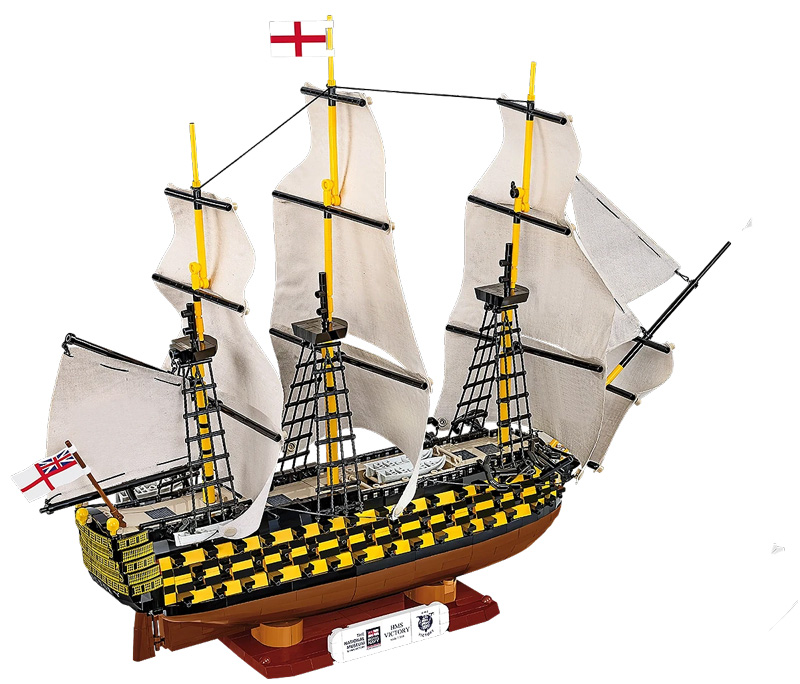 COBI 20095 HMS Victory Limited Edition Schiff Rückseite