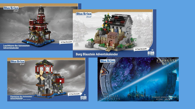BlueBrixx Adventskalender verfügbar Titel
