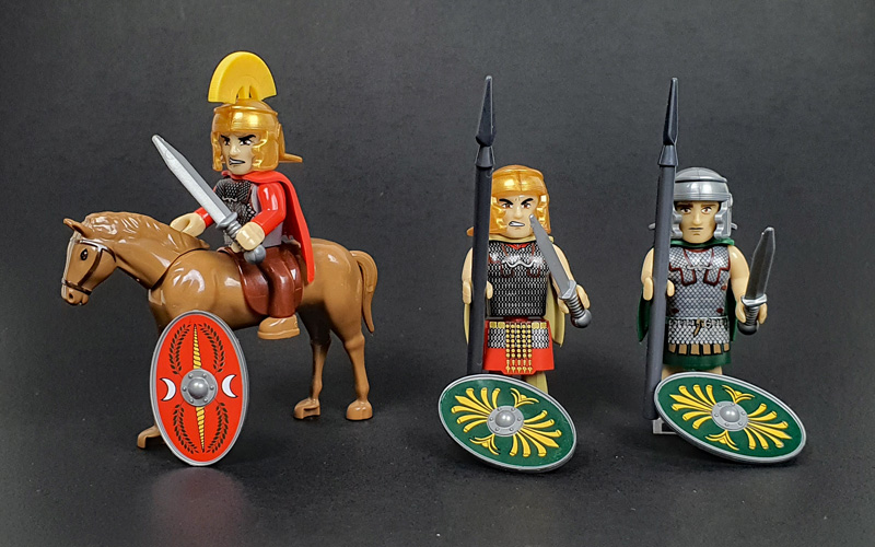 COBI Roman Auxilia 20073 Minifiguren mit Bewaffnung