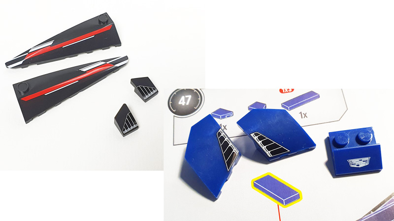 Mattel Brick Shop Cadillac Project GTP Hypercar JFR89 Aufbau Prints