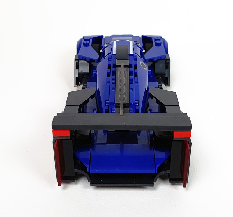 Mattel Brick Shop Cadillac Project GTP Hypercar JFR89 gebautes Modell