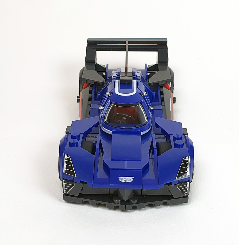 Mattel Brick Shop Cadillac Project GTP Hypercar JFR89 gebautes Modell