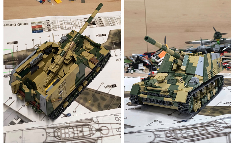 COBI 2663 Panzerhaubitze "Hummel" Sd. Kfz. 165 Prototyp