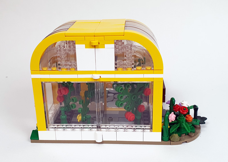 Kiddicraft Gewächshaus KC1111 gebaut Rückseite