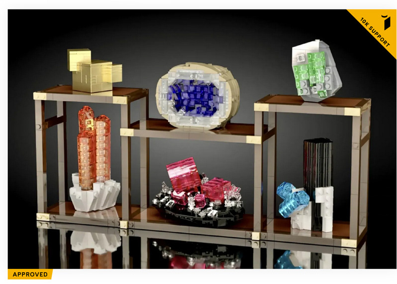 LEGO Ideas 21362 Mineraliensammlung Fan-Entwurf