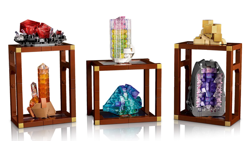LEGO Ideas 21362 Mineraliensammlung Set gesamt