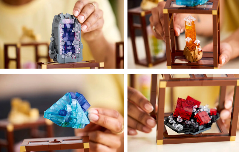 LEGO Ideas 21362 Mineraliensammlung Set gebaut Lifestyle