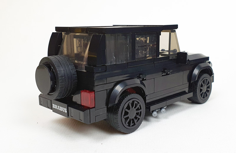 BlueBrixx BRABUS Widestar 108282 gebautes Auto Rückseite