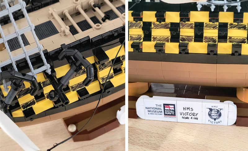 COBI HMS Victory 20095 und 20095 Details