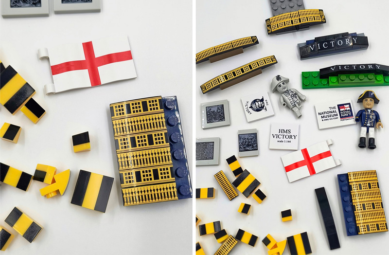 COBI HMS Victory 20095 und 20095 Prints