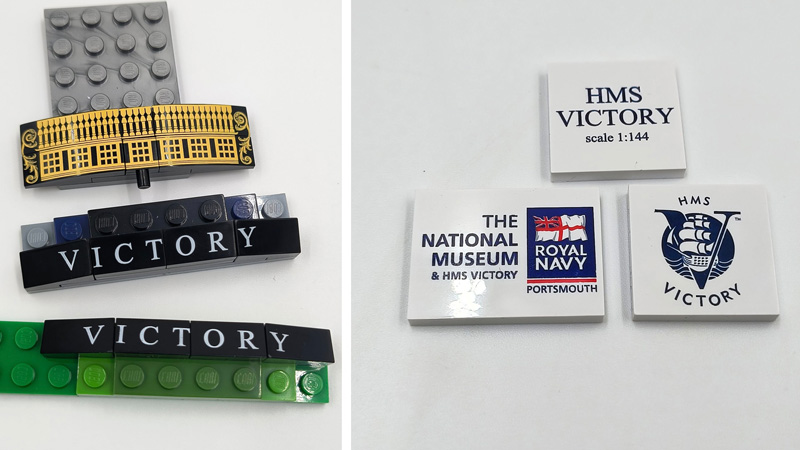 COBI HMS Victory 20095 und 20095 Prints