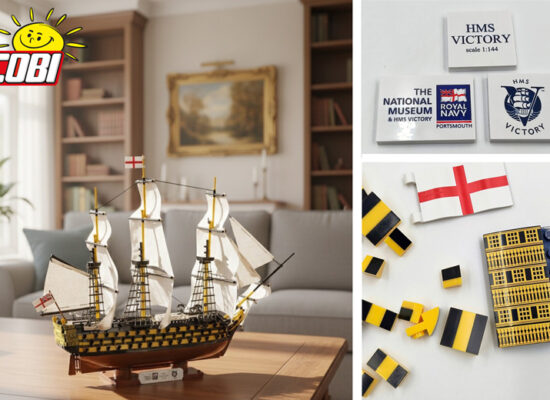 Formteile, Prints und Co: Erste Bilder der gebauten COBI HMS Victory