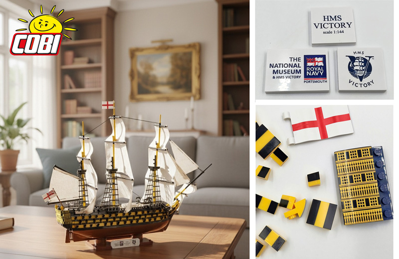 COBI HMS Victory 20095 und 20095 Titel