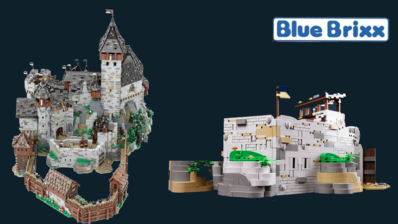 Bluebrixx Burg Blaustein Schildwerk 108622 Titel