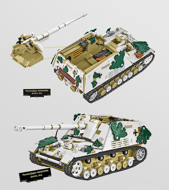 COBI Panzerjäger Nashorn Limited Edition 2662 Details