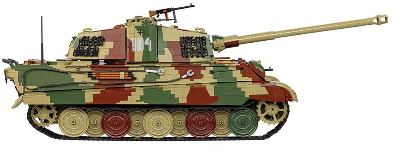 COBI 2808 Tiger II „Königstiger“ Seitenansicht