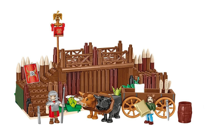 COBI Roman Camp Gate 20077 Set Back