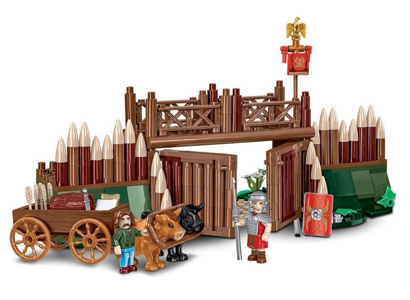 COBI Roman Camp Gate 20077 Set Front