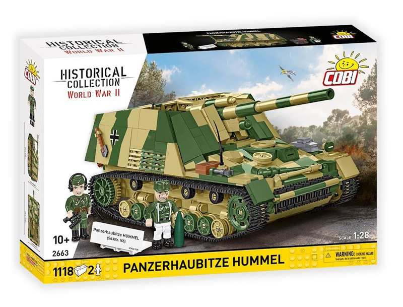 COBI 2663 Panzerhaubitze "Hummel" Sd. Kfz. 165 Box