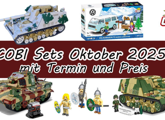 Neue Sets von COBI im Oktober 2025 (Update)