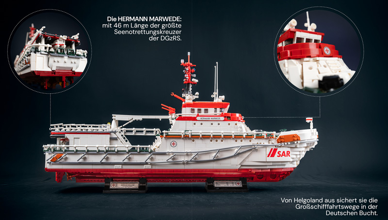 BlueBrixx Hermann Marwede 108466 aufgebautes Set