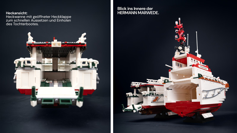 BlueBrixx Hermann Marwede 108466 aufgebautes Set
